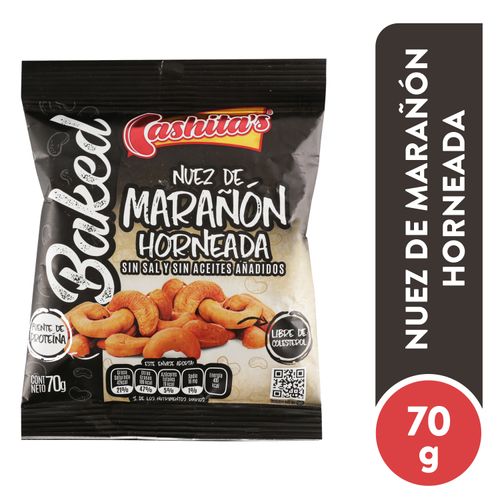 Nuez Cashitas De Marañon Horneada - 70gr