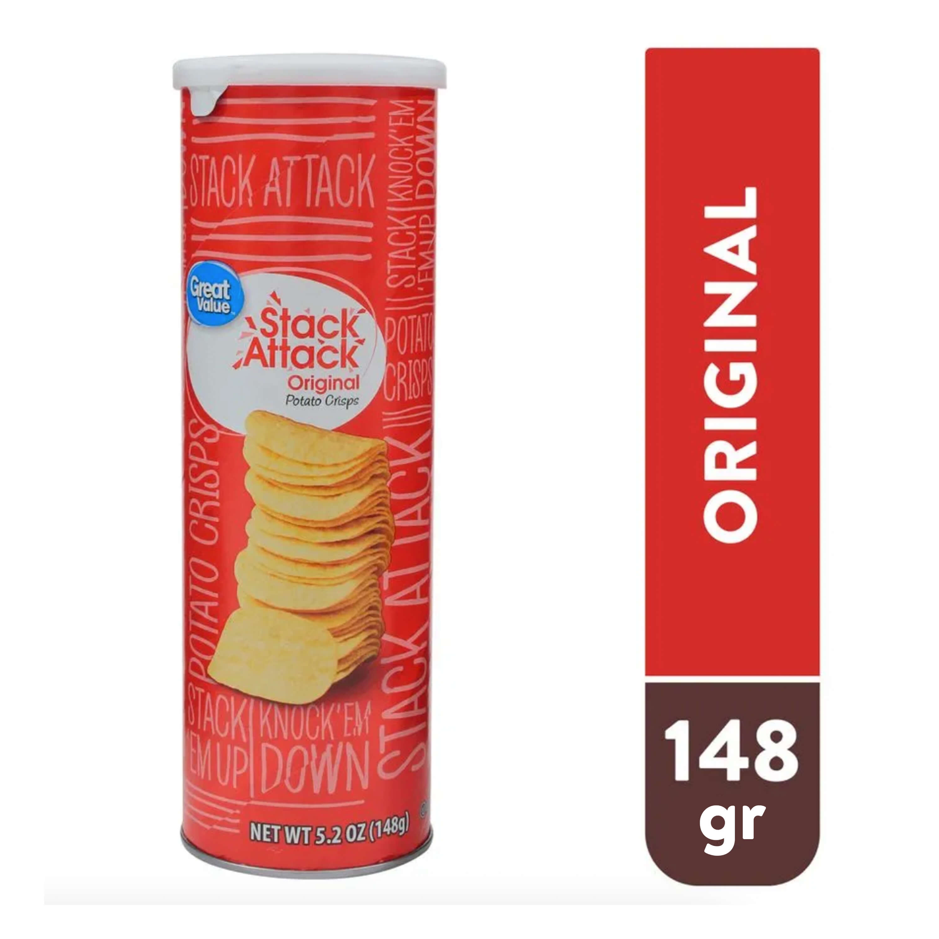 Conn's Papas fritas (originales, 8 onzas), paquete de 4 unidades, muy  estables, hechas con aceites de primera calidad y las mejores papas,  fabricadas