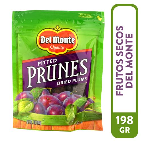 Ciruela Del Monte sin semilla bolsa - 198 g