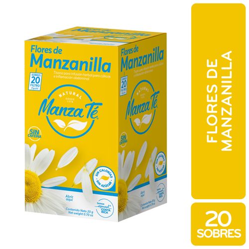 Té Flores De Manzanila Manzaté caja 2O Uds - 20 g