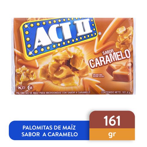 Palomitas de maíz Act II sabor caramelo - 161 g