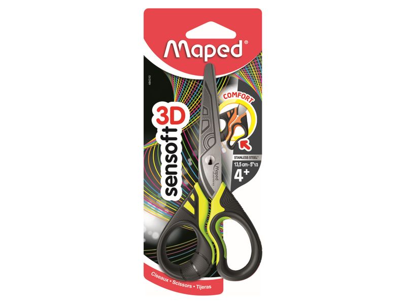 Tijera-Maped-Sensoft-Fluo-13-Centrimetros-Blister-1-Unidad-6-72324