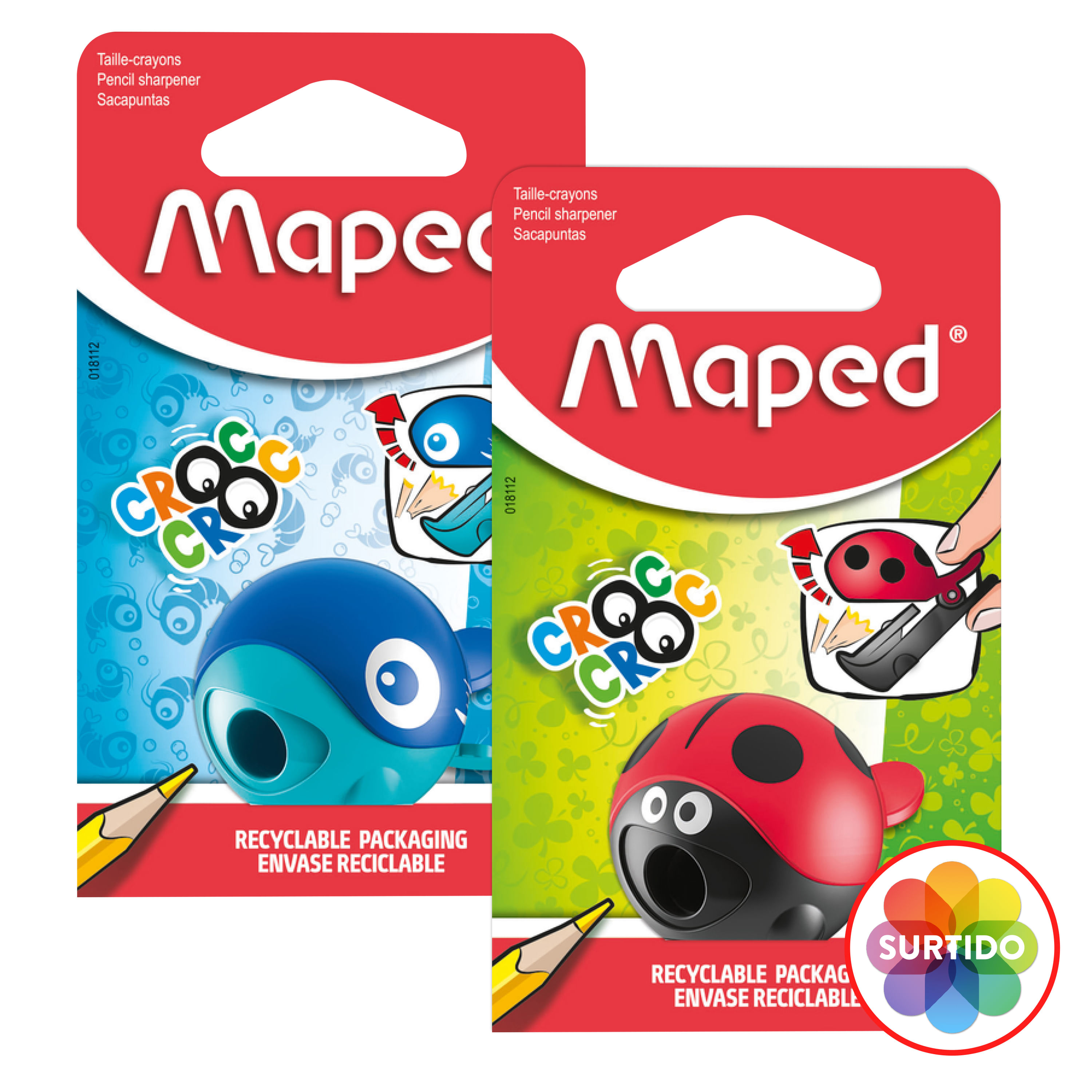 Sacapuntas-Maped-Plastico-Con-Deposito-1-Hueco-Croc-Croc-Easy-Blister-1-Unidad-1-71764