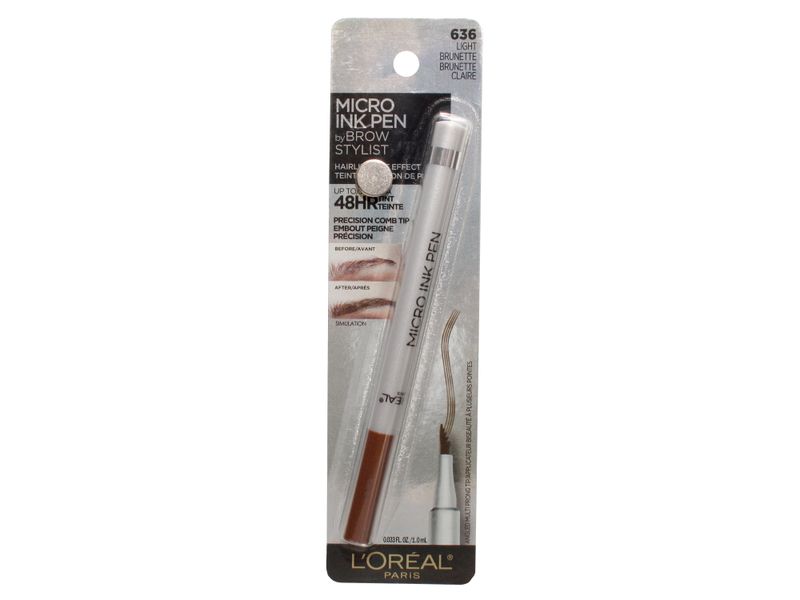 L-piz-De-Tinta-Para-Cejas-L-Or-al-Paris-Micro-Ink-Pen-Semipermanente-Light-Brunette-1-0gr-2-79691