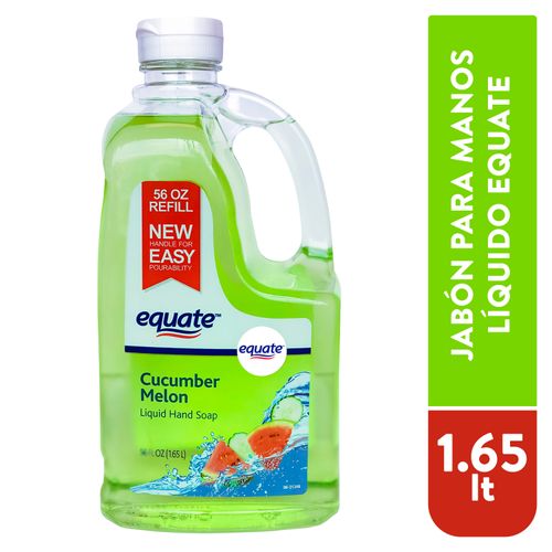 Jabón Equate Líquido Pepino & Melón - 1.65Lt