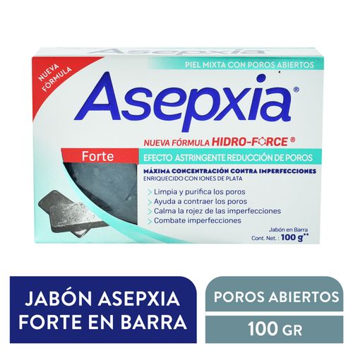 Jabón Asepxia Forte Barra - 100 g