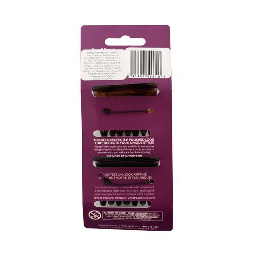 Prensa Goody Para Cabello Piraña - 1 Unidad