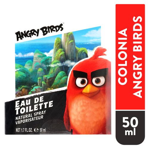 Agua De Tocador Air Val Angry Birds Para Niño Red - 50ml