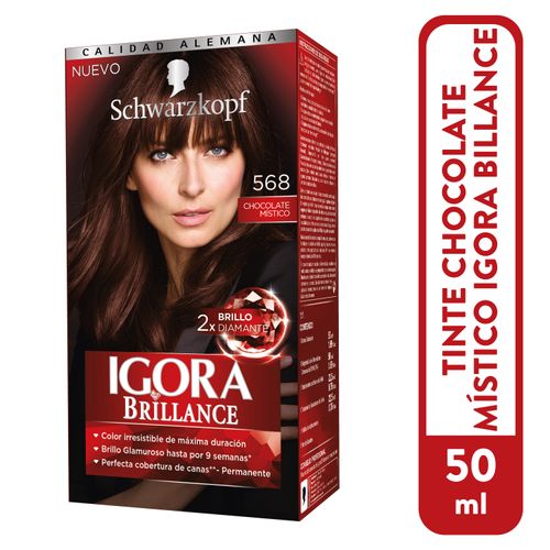 Tinte Schwarzkopf igora #568 color cholocate - 50 ml