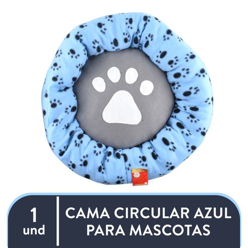 Cama Golden Pet Prro Circular Azul 1U