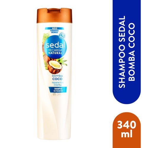 Shampoo Sedal Bomba Coco 340ml