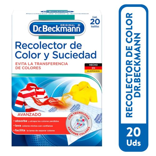 Recolector Dr Beckmann De Color Y Suciedad 20 unidades