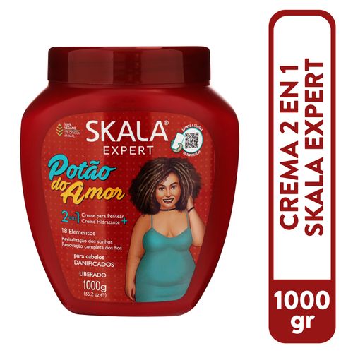 Crema para peinar Skala hidratante 100% vegana - 1000 g