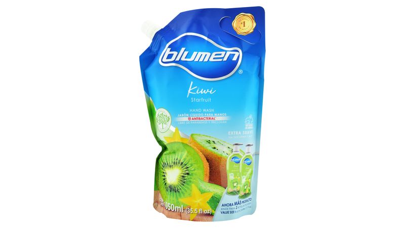 Blumen Jabón Líquido Kiwi Starfruit 1050 ml + Jabón Líquido Cherry 1050 ml  : : Belleza