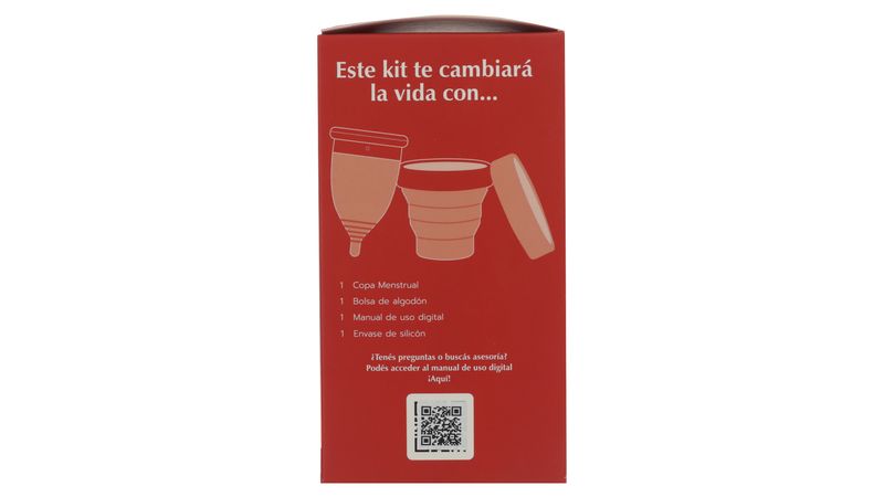 Kit Con Copa Menstrual y Vaso Para Esterilizar
