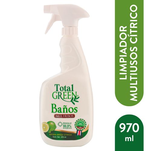 Limpiador Total Green Baños Biodegradable Citrico - 970ml