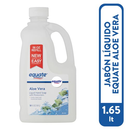 Jabón Equate Líquido Man Aloe Vera Repuesto -1650 ml