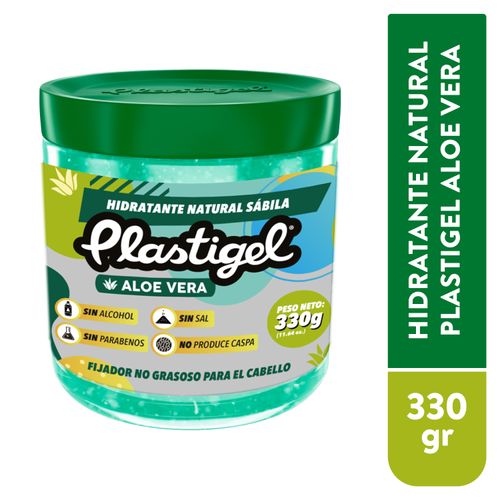 Fijador en gel para cabello Plastigel con aloe vera - 330 g