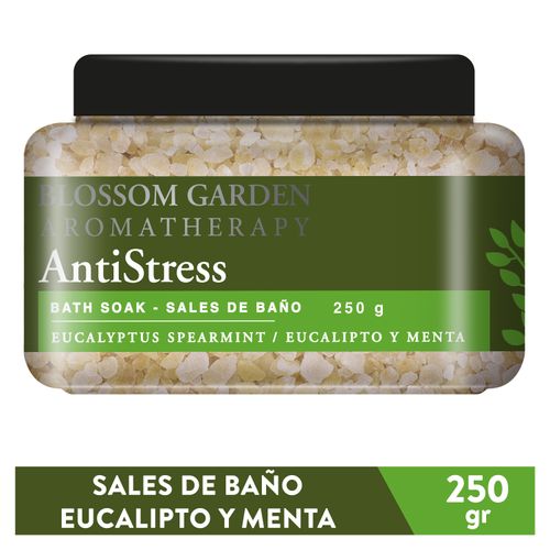 Sal  baño Blossom Garden antiestres eucalipto y menta  - 250 g