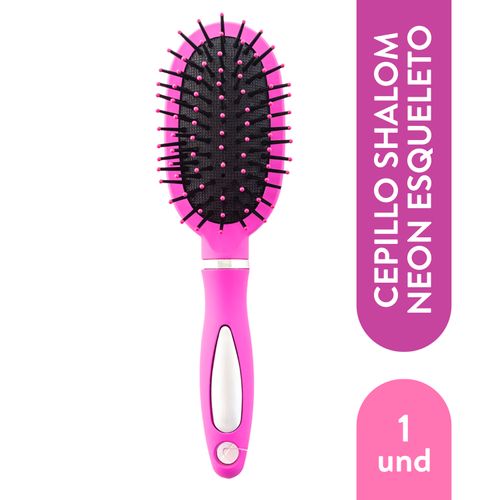 Cepillo Shalom Neon Esqueleto - 1 Unidad