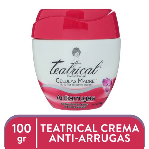 Crema facial Teatrical anti arrugas - 100 g