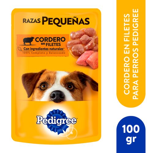 Alimento Humedo Perro Pedigree Raza Pequeña Cordero - 100Gr