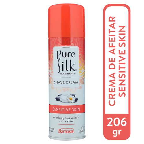 Creama Afeitar Sensitive Puresilk 206G