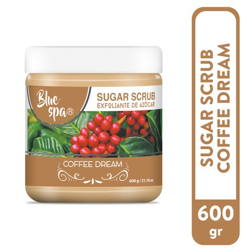 Exfoliante de azúcar Blue Spa coffe dream - 600 g