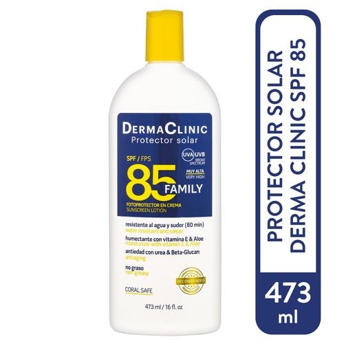 Bloqueador Dermaclinic Familiar SPF85 -473ml