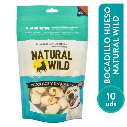 Juguete Para Perro Natural Wild Hueso 10 unidades