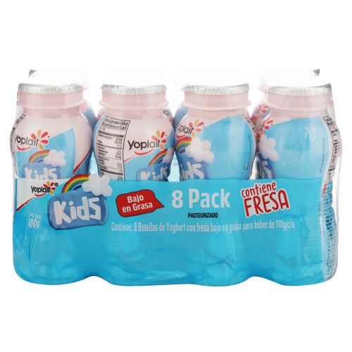 Yogurt Yoplait Infantil Fresa 8 pack - 800 g