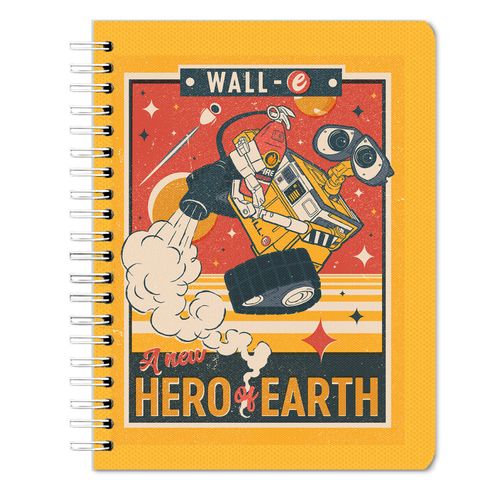 Cuaderno Disney Pixar, 6 materias con diseño de Wall E -180 hojas