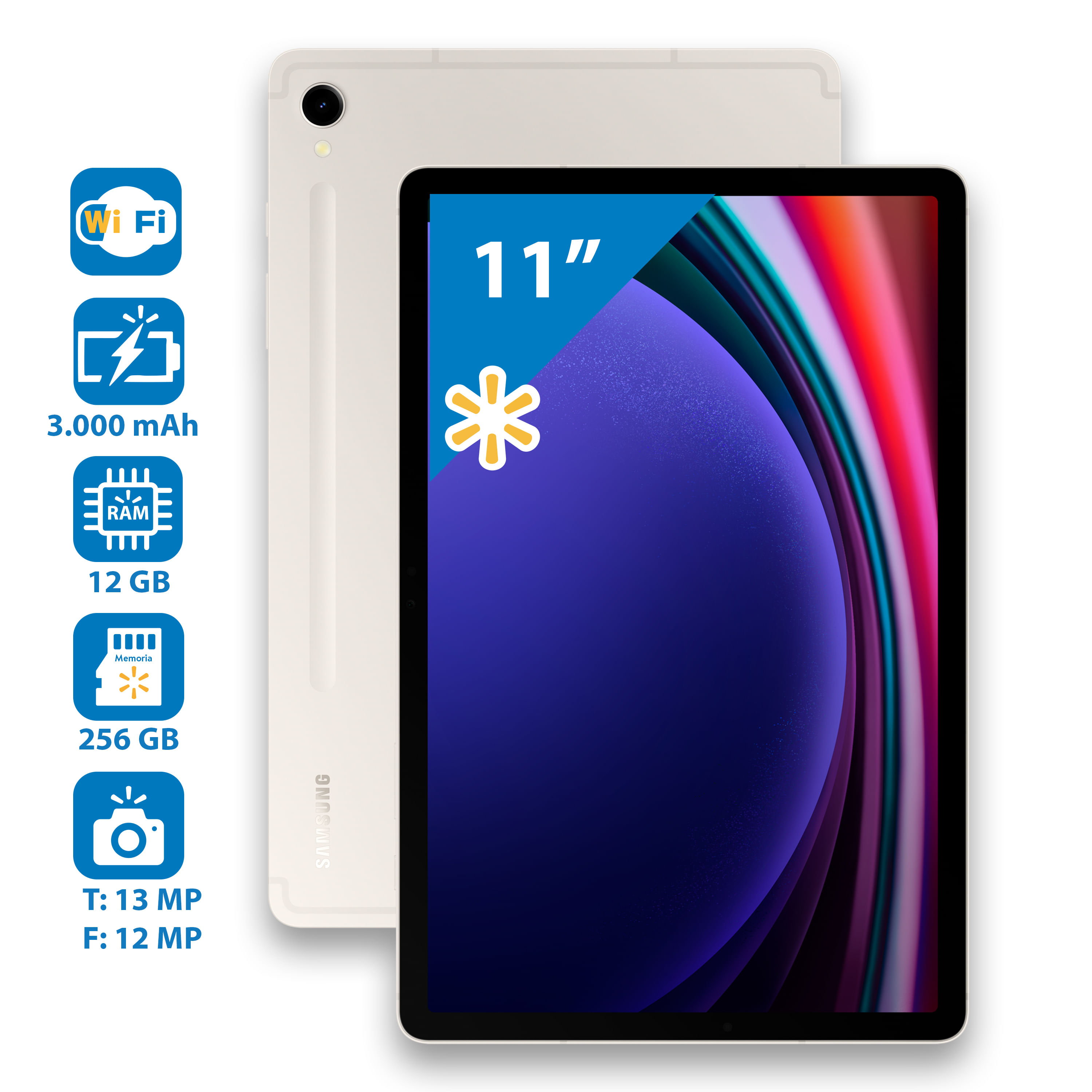 Comprar Tablet Samsung Galaxy Tab S9 Wifi 12Gb 256Gb - 11 Pulgadas