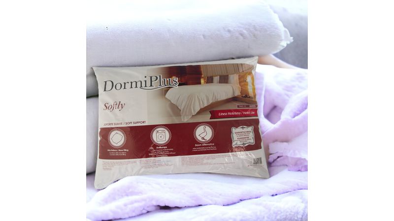 Comprar Almohada Dormiplus Queen relleno Plumas de Ganso Walmart