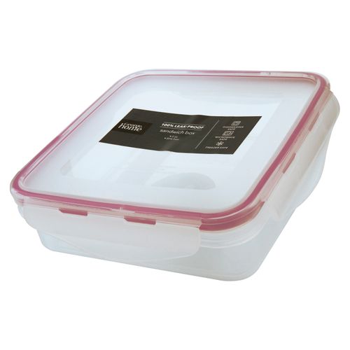 Contenedor Hermético George Home, Rectangular -600ml