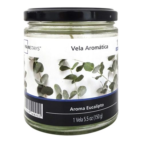 Vela Aromatica Mediana con Aroma Eucalipto 150gr - unidad