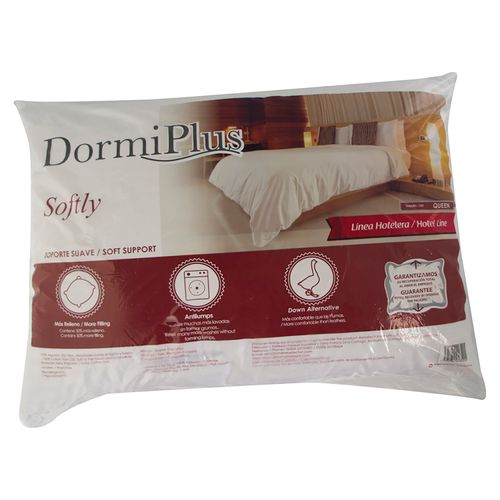 Almohada Dormiplus Queen relleno Plumas de Ganso