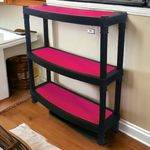 Estanteria-Polycar-de-3-Niveles-Rosado-con-Negro-unidad-4-50298
