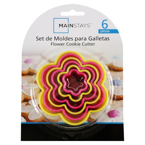 Moldes Mainstays Para Galletas Set - 6 Unidades