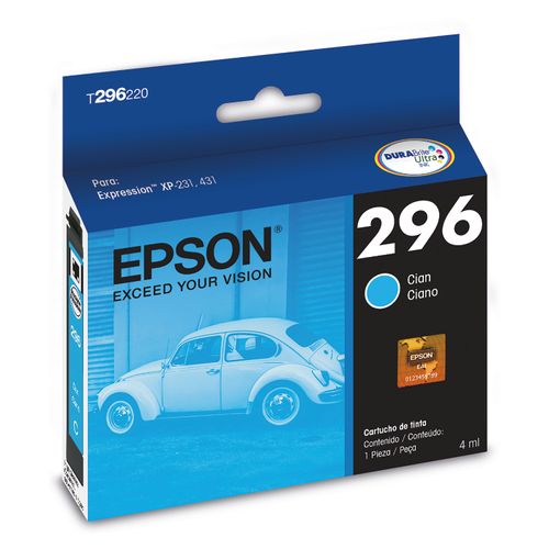 Cartucho de tinta Epson cyan T296220