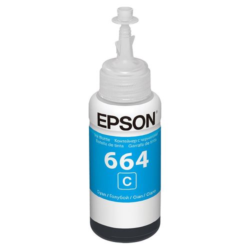 Botella Tinta Epson Cyan T664