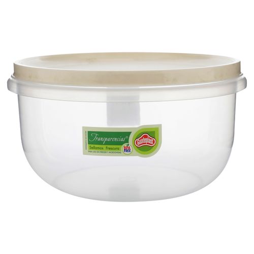 Tazón Guateplast Futura Grande 90 Oz Guateplast color Marfil - unidad