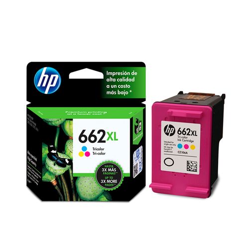 Cartucho de tinta HP 662XL CZ106AL color negro