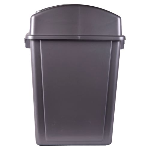 Basurero Con Tapa 42Lts Papel Gris