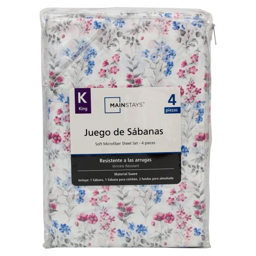 Set De Sabanas Mainstays King Flores