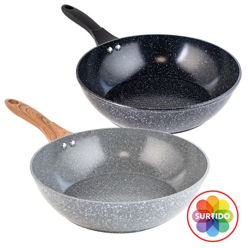 Wok Aluminio Forjado George Home 28cm