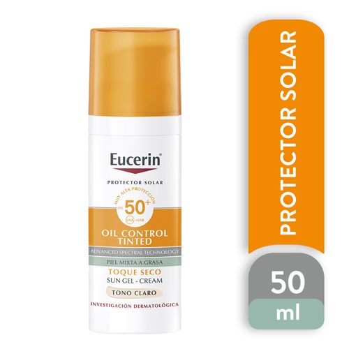 Eucerin sun face oil control tono medio 50ml