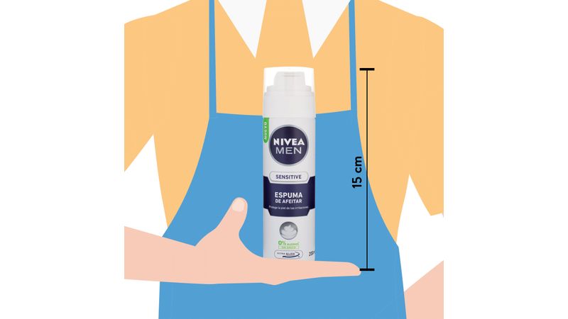 Nivea Men Sensitive Espuma de Afeitar