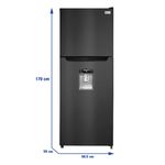 Refrigerador-No-Frost-Oster-12-Pies-Cubicos-Color-Black-Inox-Con-Luz-Interna-Led-Y-Dispensador-De-Hielo-Twist-4-76591