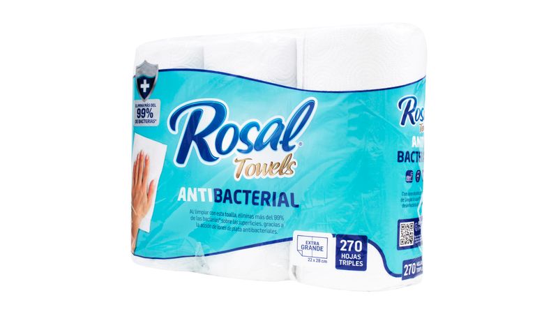 Toalla de Cocina Rosal Plus Ultra absorbente x 90 hojas x 1 rollo - Tiendas  Jumbo